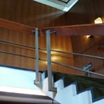 Bestand: Holzvertäfelung im Treppenraum